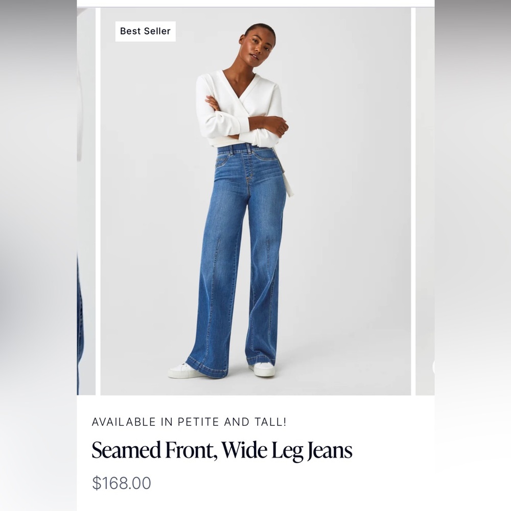 NEW Spanx Wide Leg Jeans